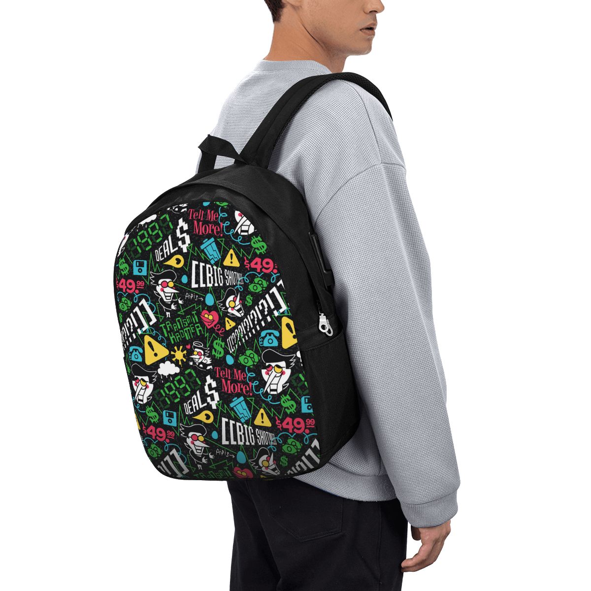 Women Bags College - Deltarune SPAMTON G Backpack Travel Notebook