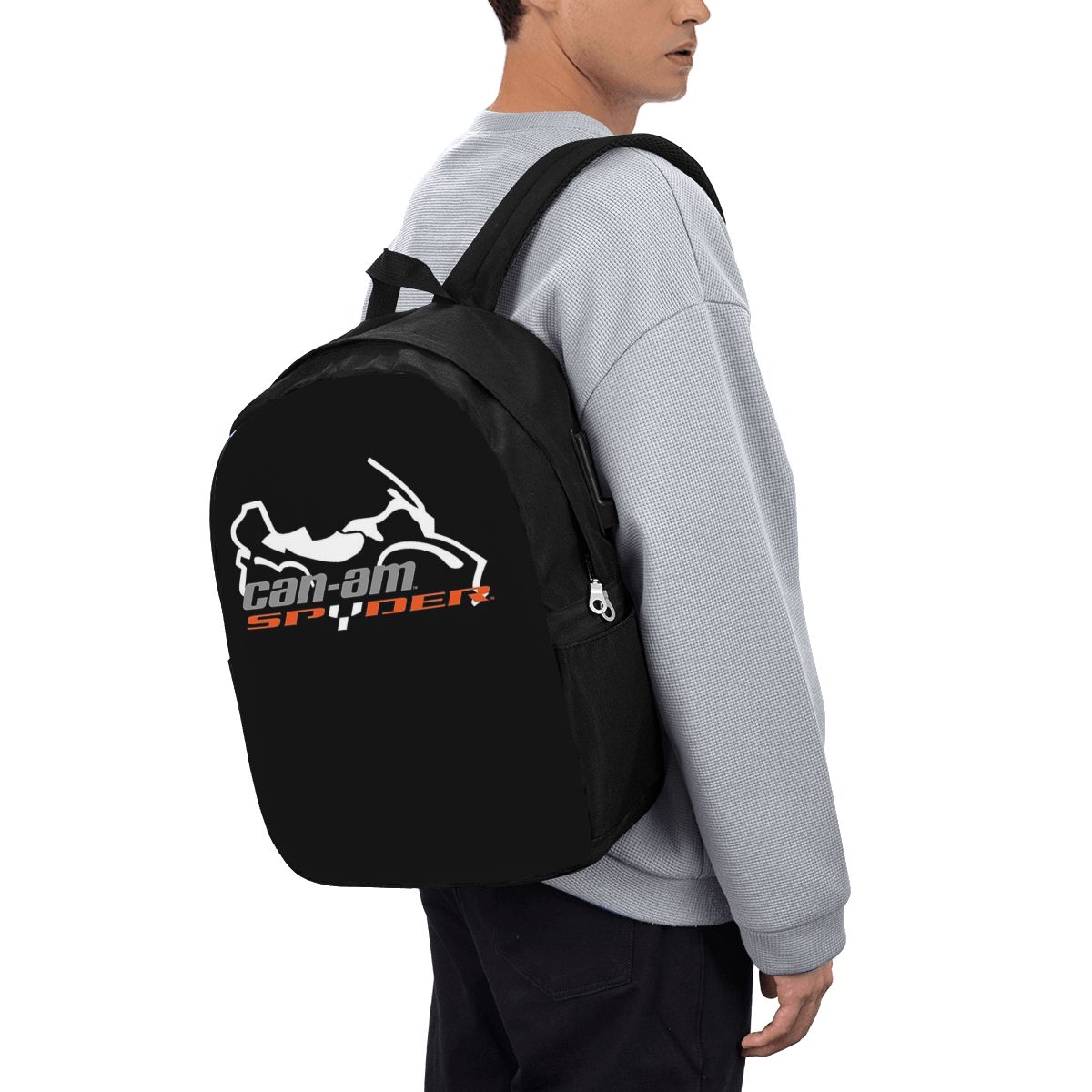 Women Bags College - Can-Am BRP Motorcycle Backpack Travel Notebook