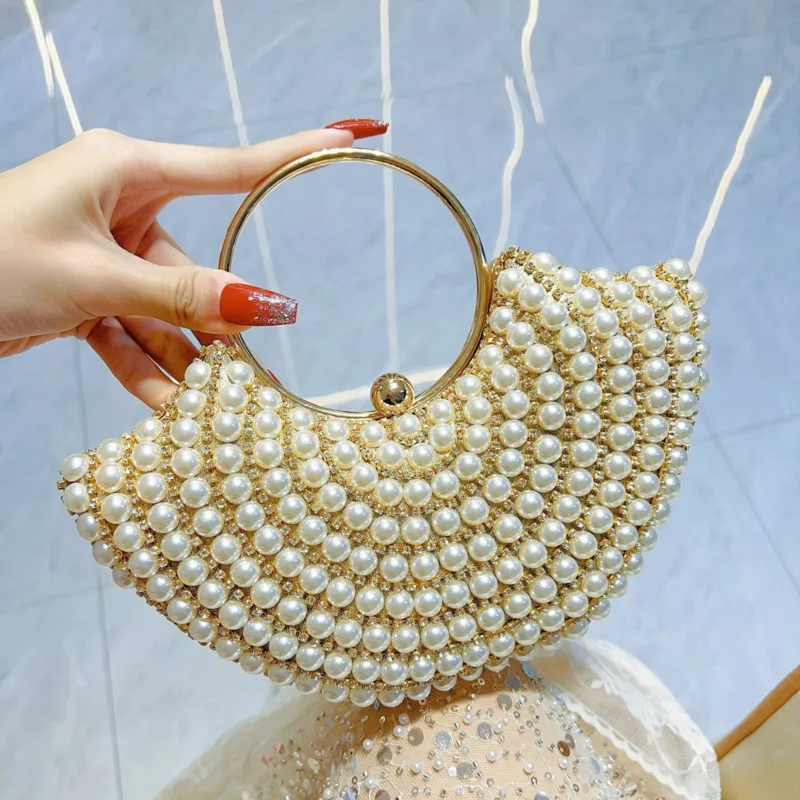 New Evening Bag, Ladies' Banqu - Evening Bag Beaded ulasan dan harga