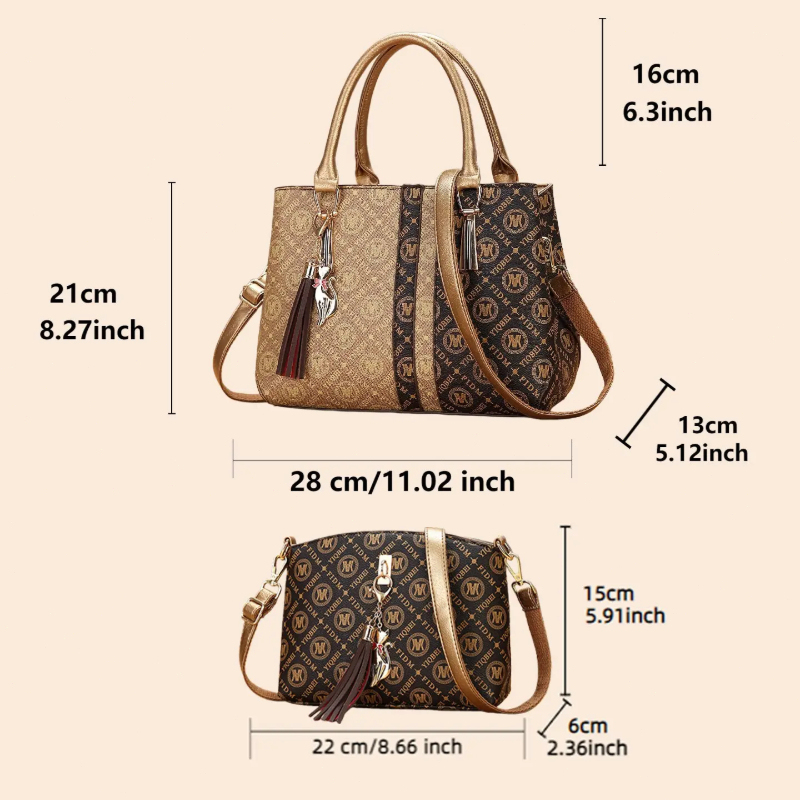 Women's Handbag Set with Shoul - Women Bags Crossbody ulasan dan harga