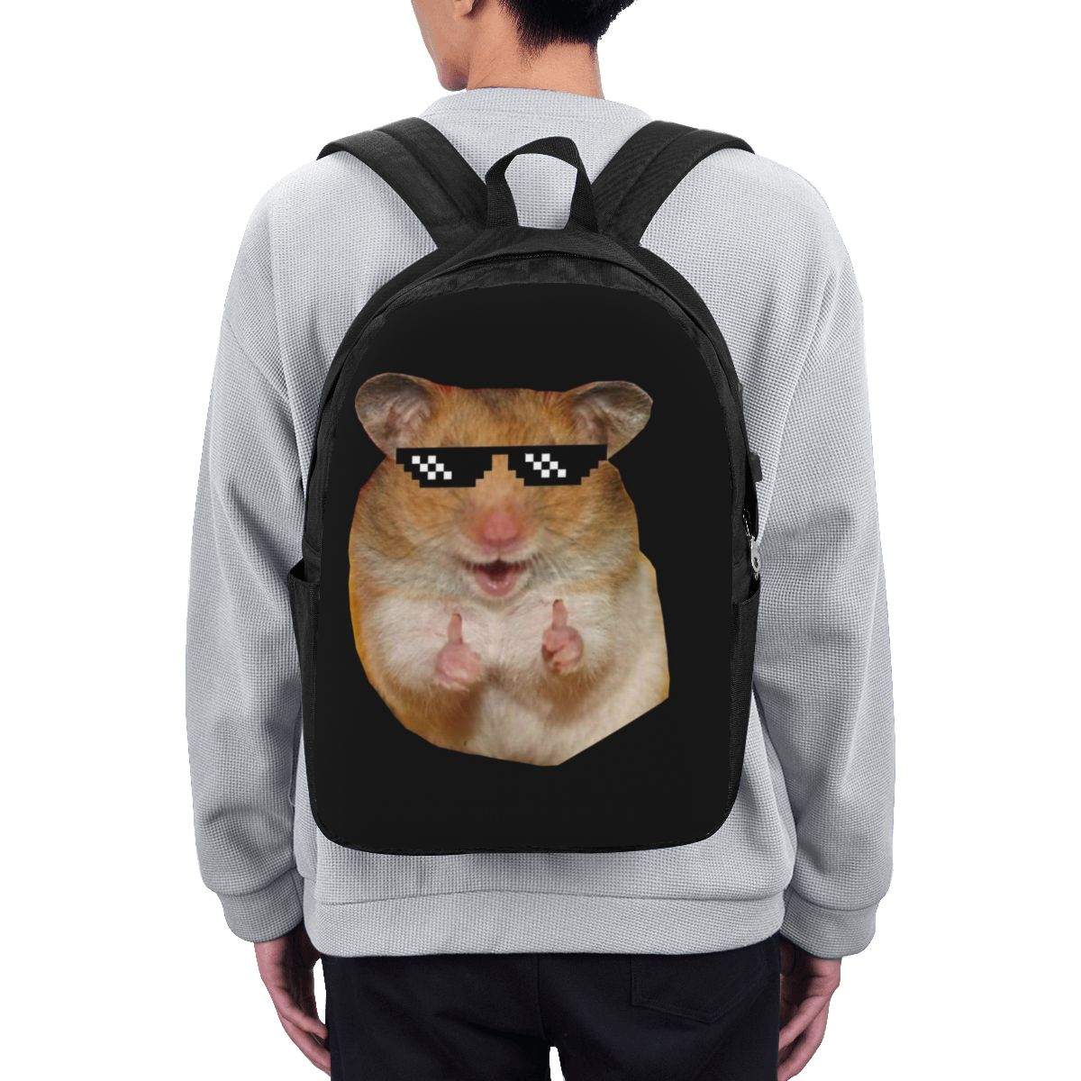 Funny Hamster Backpack Travel  - Women Bags College ulasan dan harga