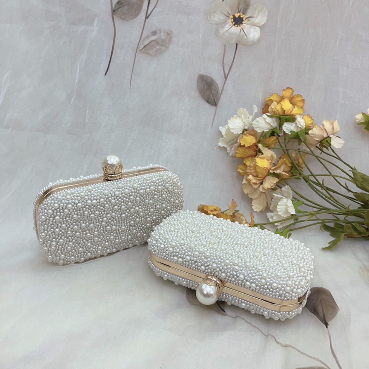 Luxury Wedding Evening Dress B - Evening Bag Beaded ulasan dan harga