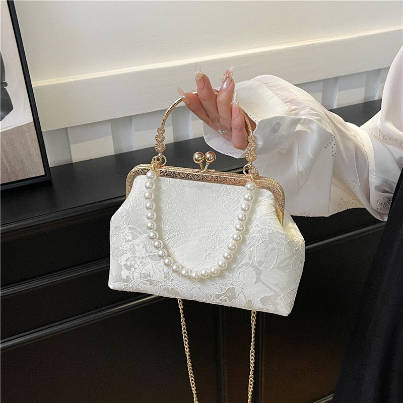 Vintage Classic Lace Bag pearl - Evening Bag Beaded ulasan dan harga