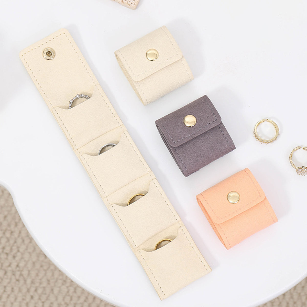 Portable Multi-pocket Jewelry  - Women Bags Office ulasan dan harga