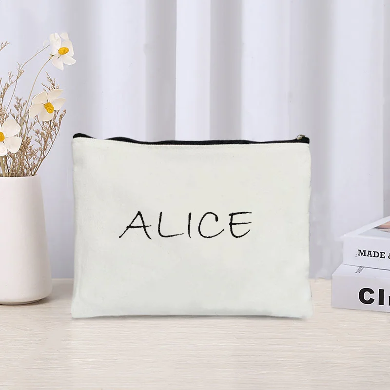 Custom Your Name Cosmetic Bag  - Women Bags Price ulasan dan harga