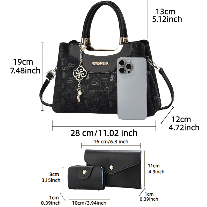 3-piece Fashion Women's Handba - Women Bags Crossbody ulasan dan harga