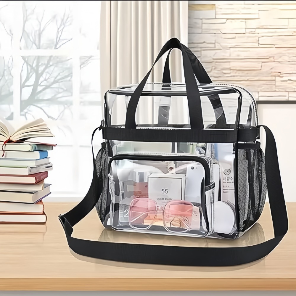 Clear Tote Bag Heavy Duty Plas - Women Bags Office ulasan dan harga