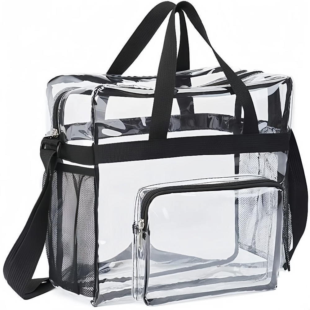Clear Tote Bag Heavy Duty Plas - Women Bags Office ulasan dan harga