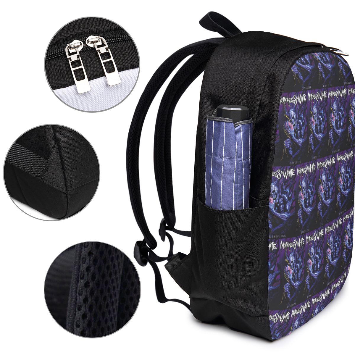 Motionless In White Backpack T - Women Bags College ulasan dan harga