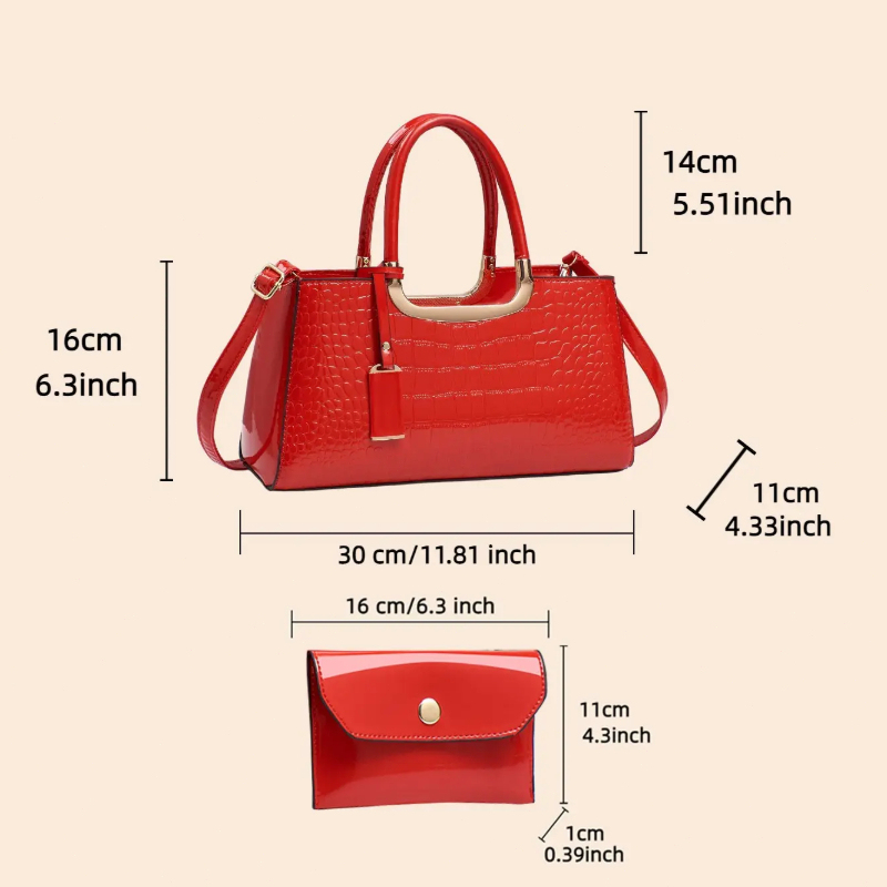 Women's Handbag Set, Light Lux - Women Bags Crossbody ulasan dan harga