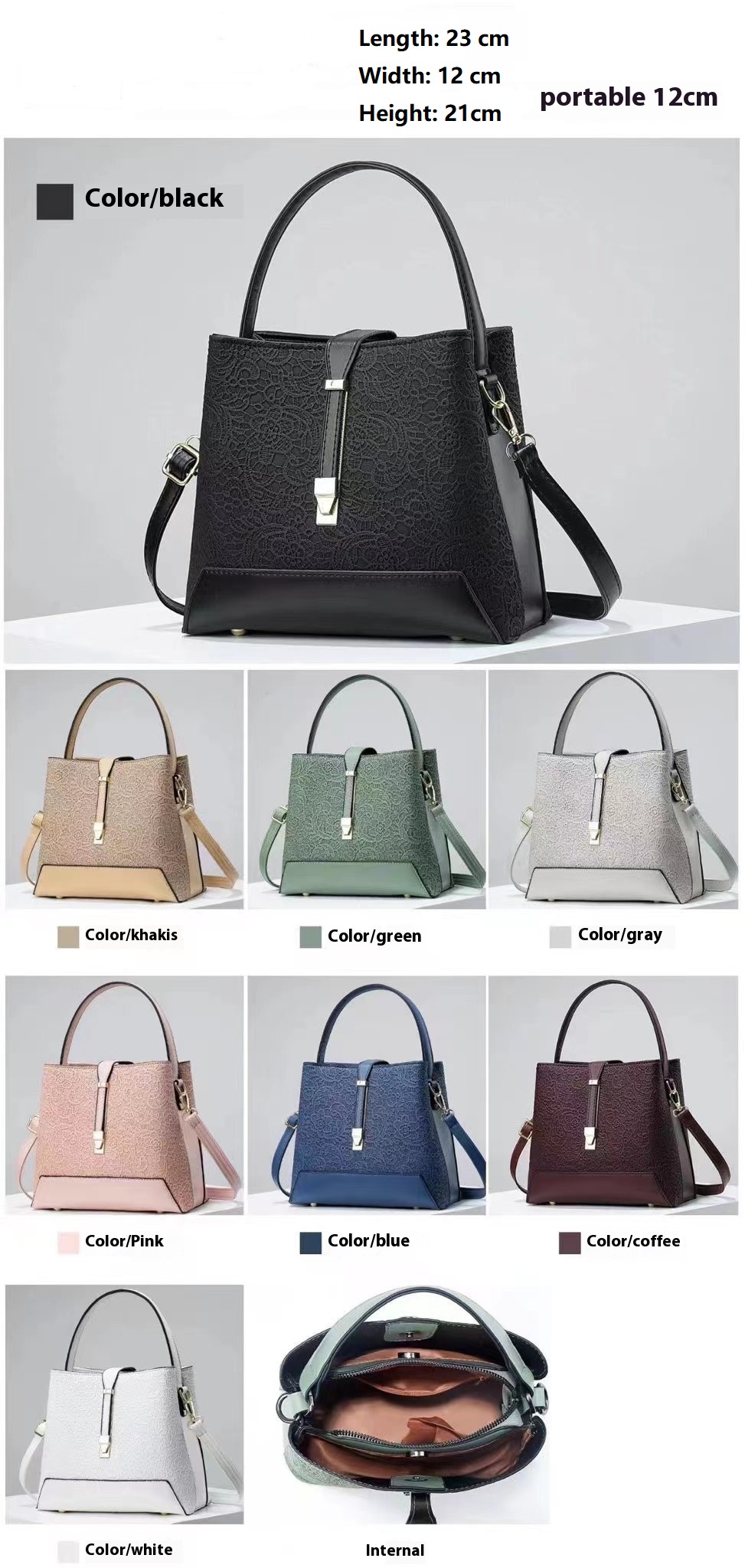 New Luxury Tote Bag Leather Cl - Women Bags Office ulasan dan harga