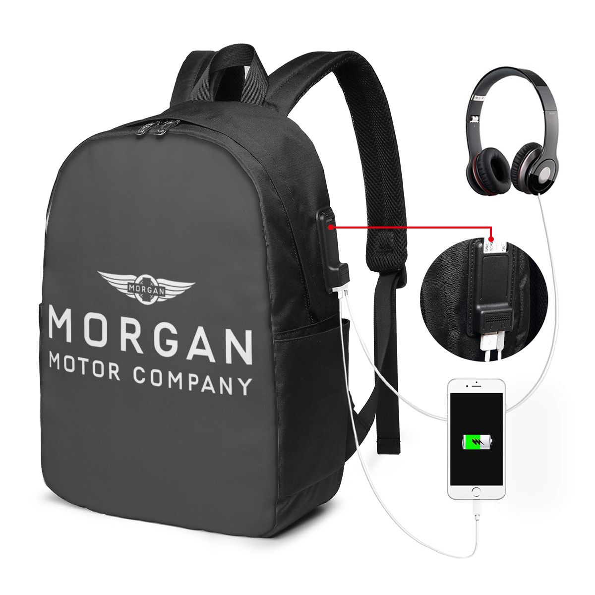 Morgan Motor Car Company Backp - Women Bags College ulasan dan harga