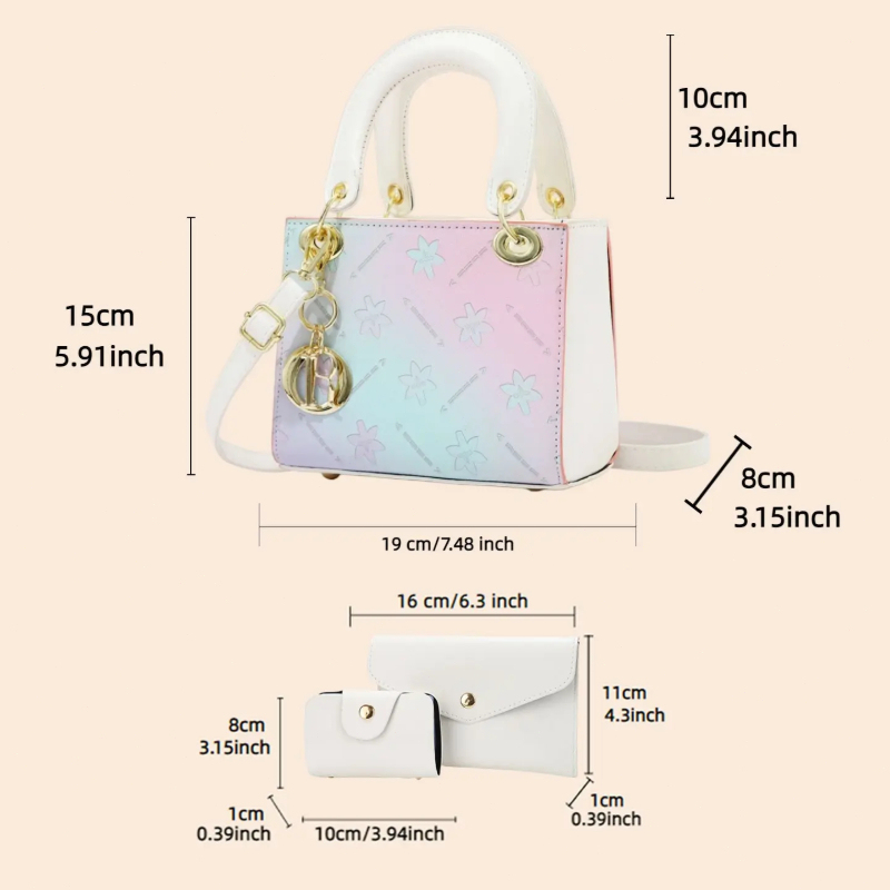 Gradient Printed Crossbody Sho - Women Bags Crossbody ulasan dan harga