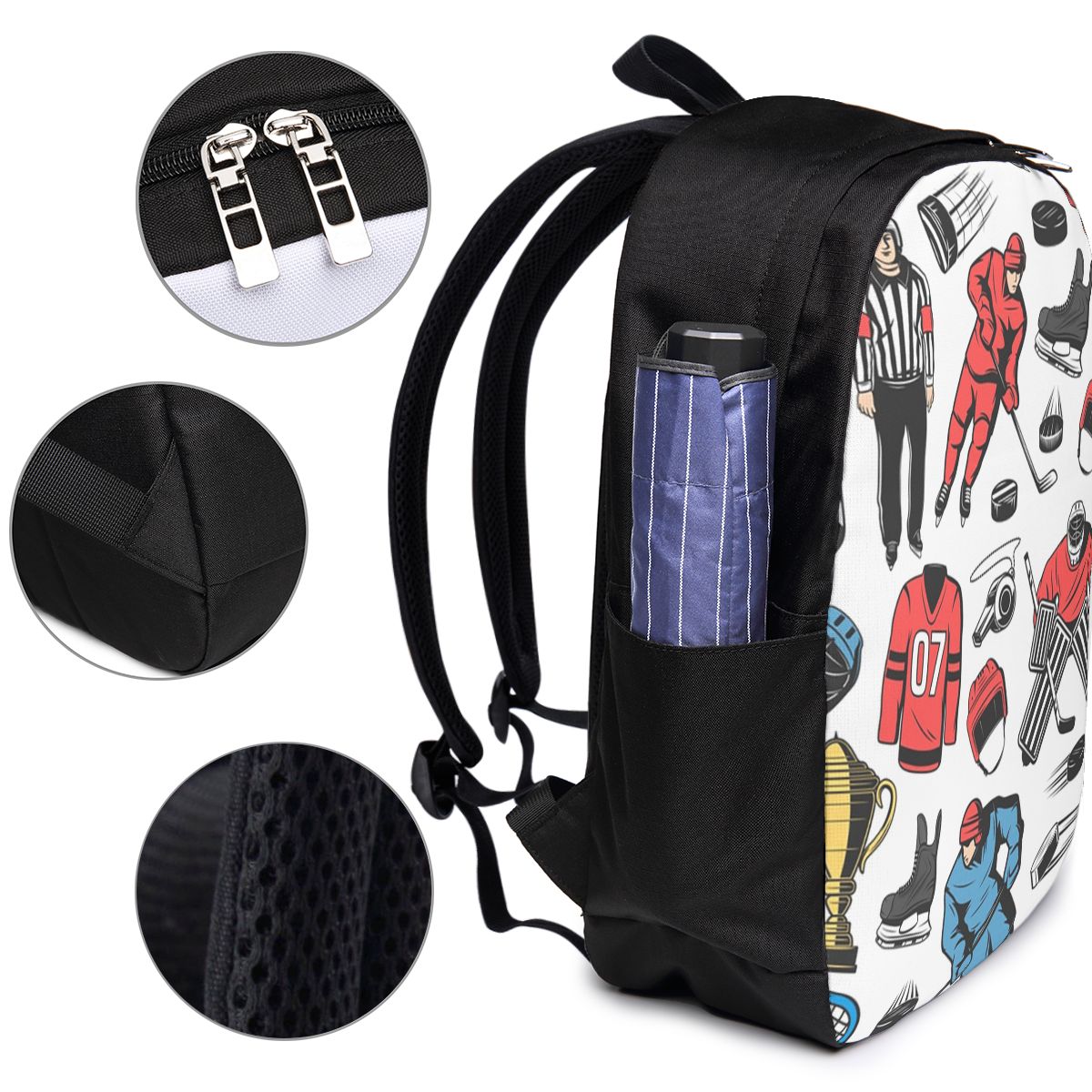 Ice Hockey Players On Rink Bac - Women Bags College ulasan dan harga