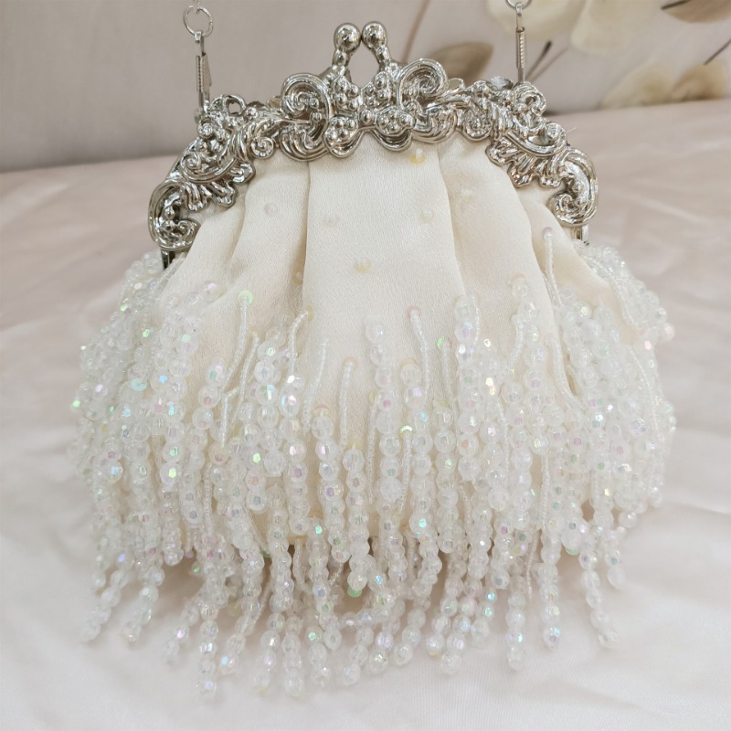 Elegant Bride Bags Vintage Tas - Evening Bag Beaded ulasan dan harga