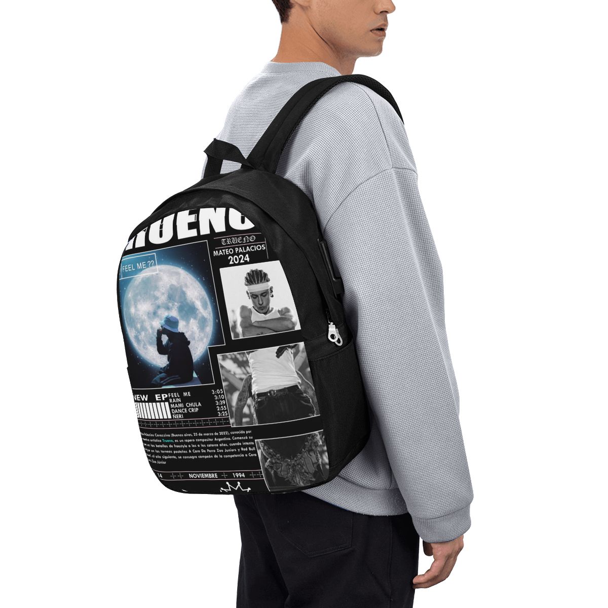 Funny Trueno Hip Hop Rapper Ba - Women Bags College ulasan dan harga