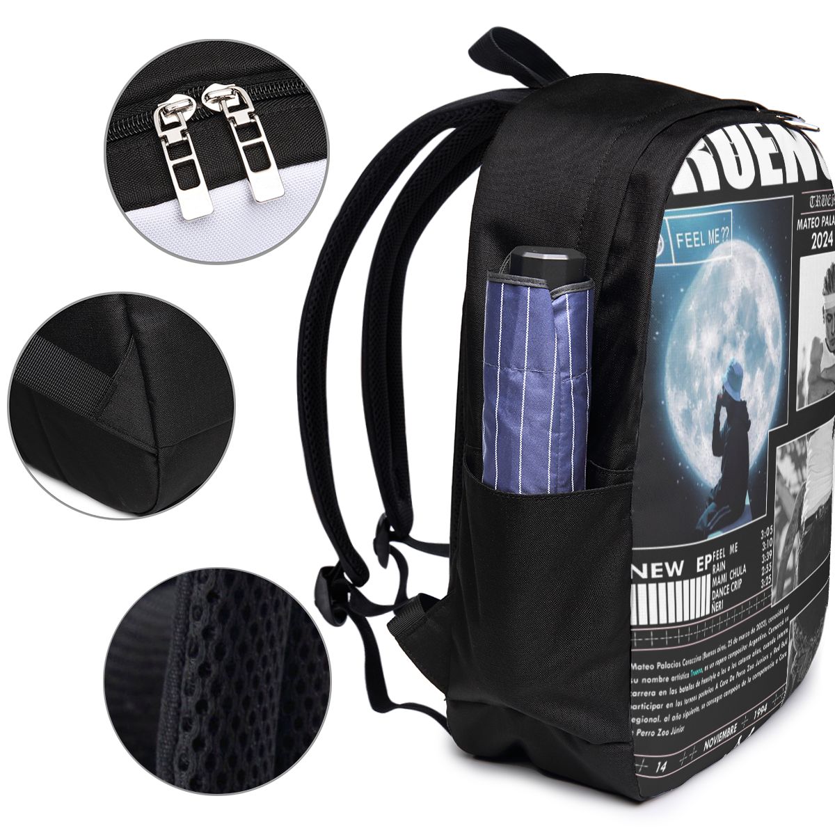 Funny Trueno Hip Hop Rapper Ba - Women Bags College ulasan dan harga