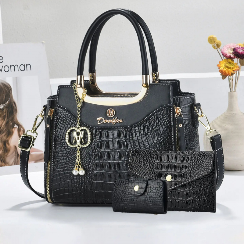 Women's Crocodile Texture Hand - Women Bags Crossbody ulasan dan harga