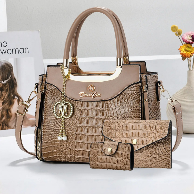 Women's Crocodile Texture Hand - Women Bags Crossbody ulasan dan harga