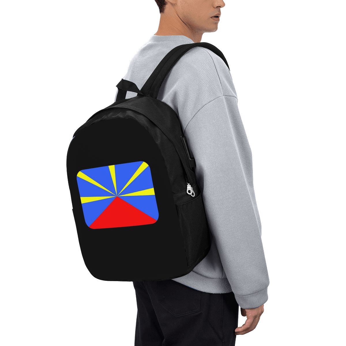974 Reunion Island Flag Backpa - Women Bags College ulasan dan harga