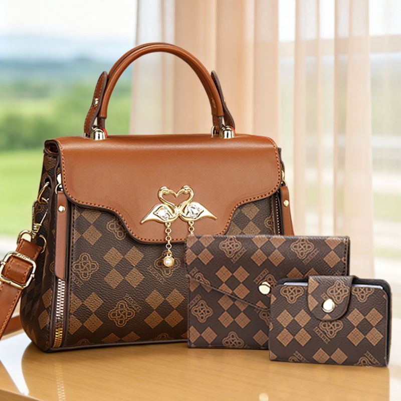 3-piece women's bag set, light - Women Bags Crossbody ulasan dan harga