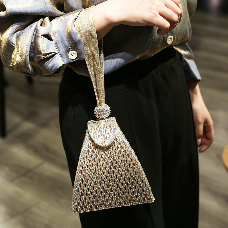 Shiny Crystal Clutch purse buc - Evening Bag Beaded ulasan dan harga