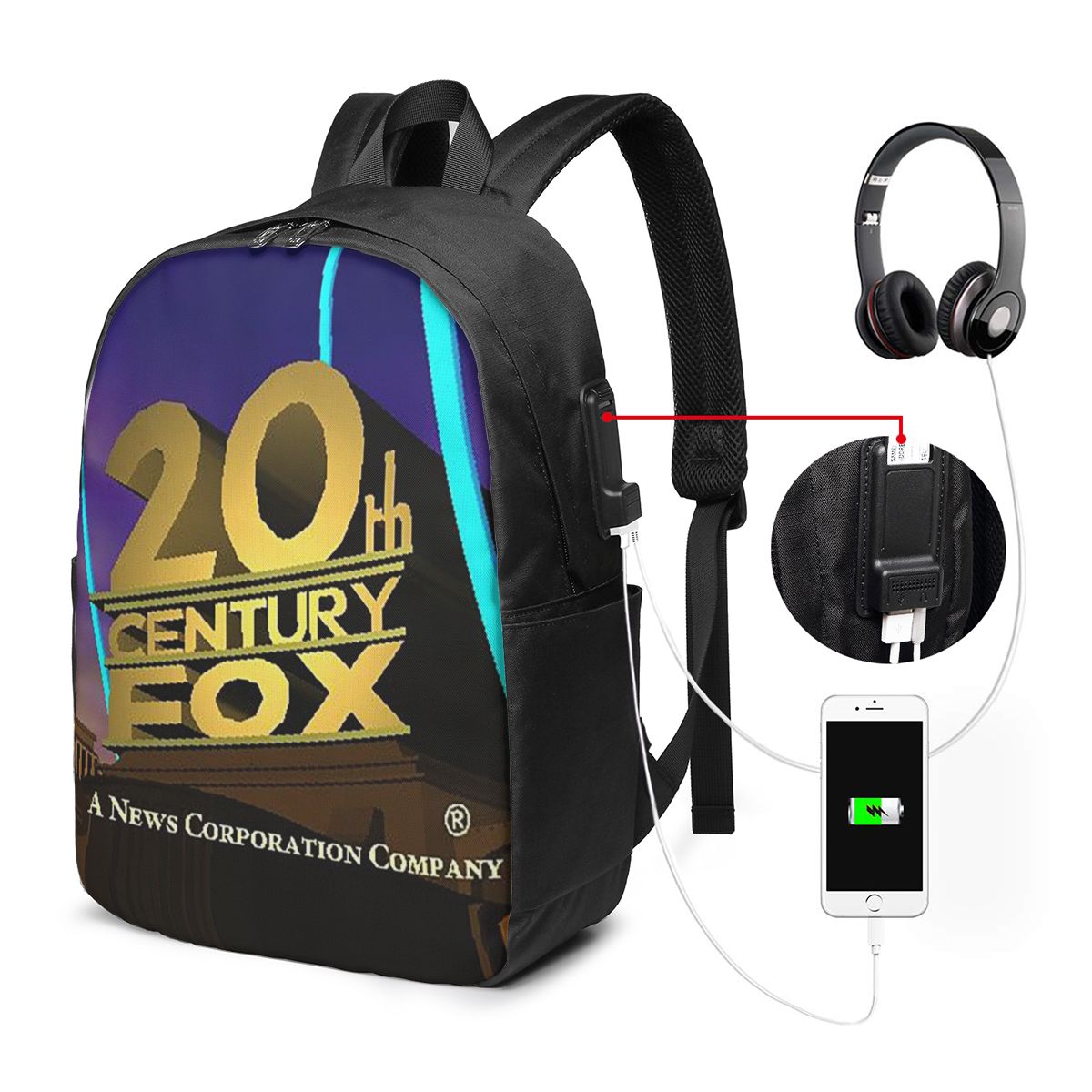 20th Century Fox Classic Backp - Women Bags College ulasan dan harga