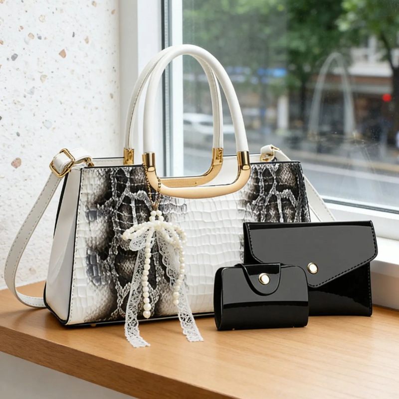 Women's Handbag Set, Crocodile - Women Bags Crossbody ulasan dan harga