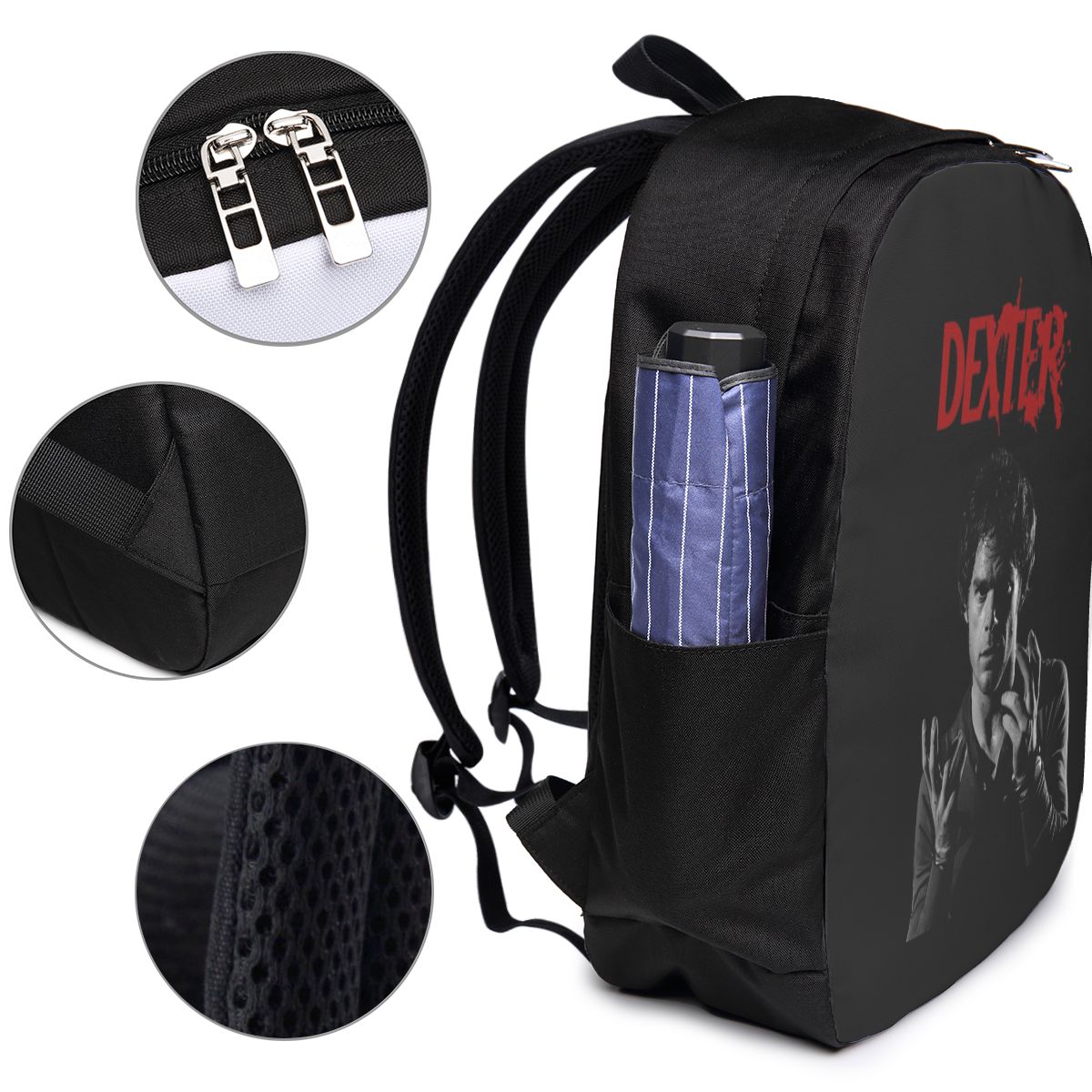 Movie Dexter Morgan Backpack T - Women Bags College ulasan dan harga