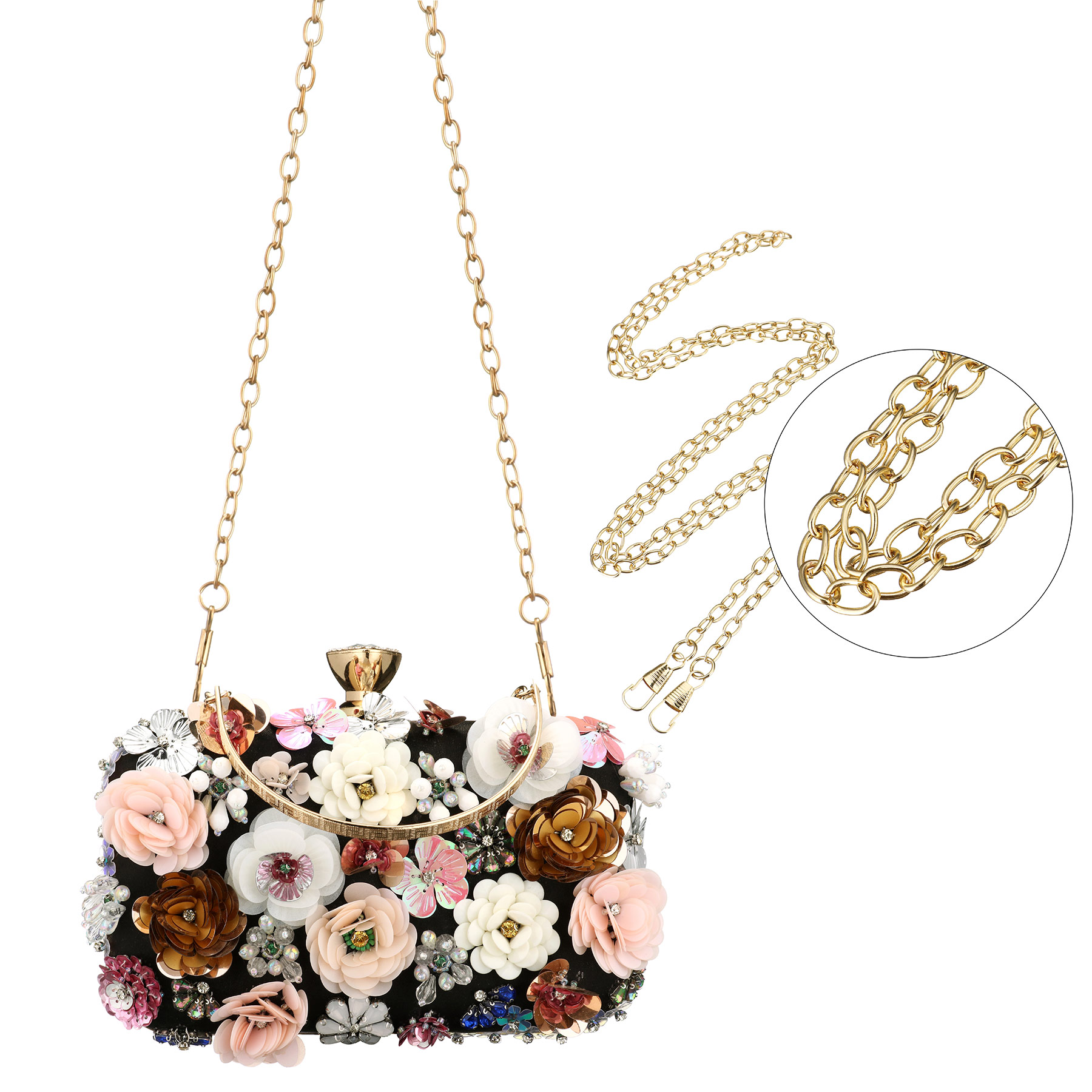Fashion Women Evening Bags Flo - Evening Bag Beaded ulasan dan harga