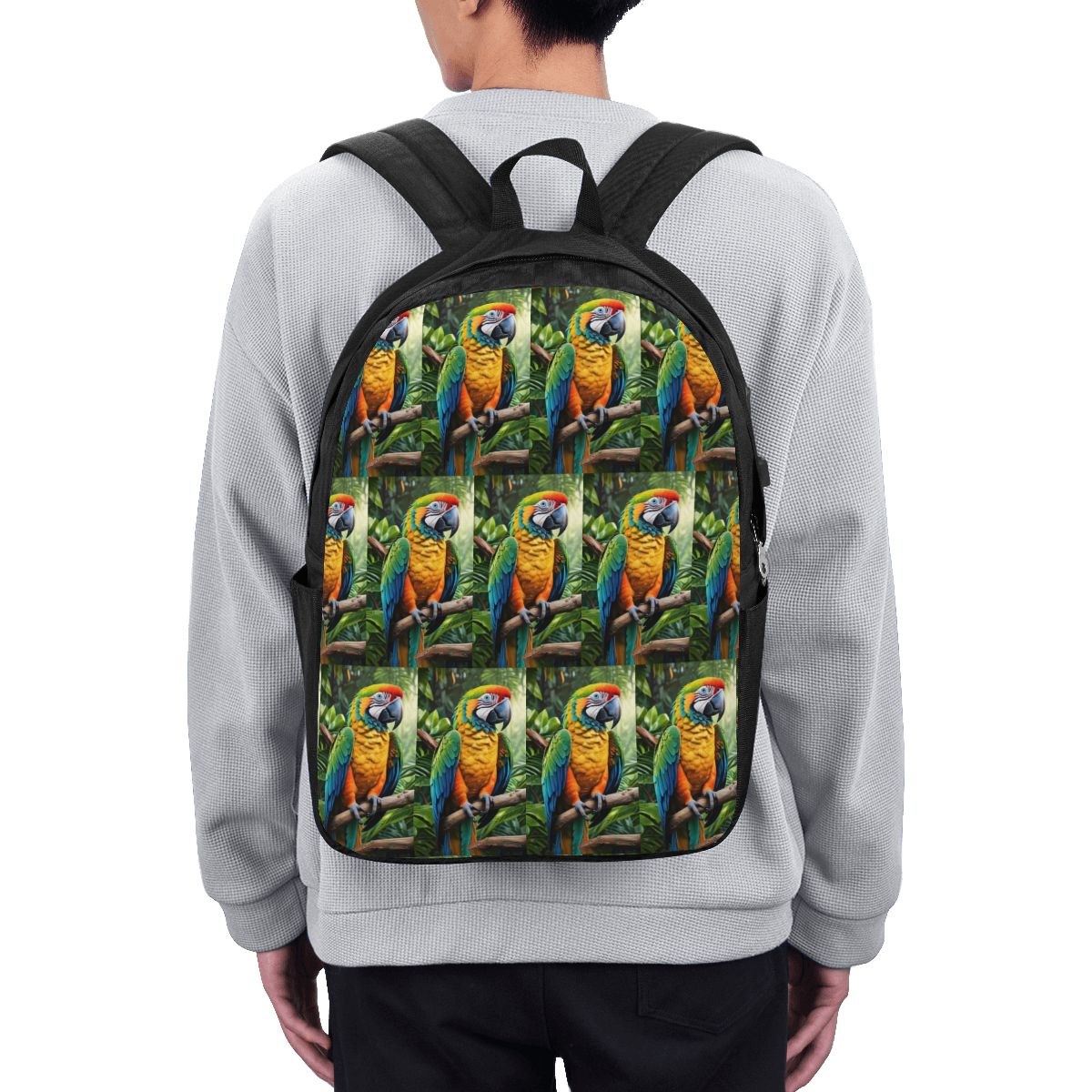 Cute Macaw Parrots Backpack Tr - Women Bags College ulasan dan harga