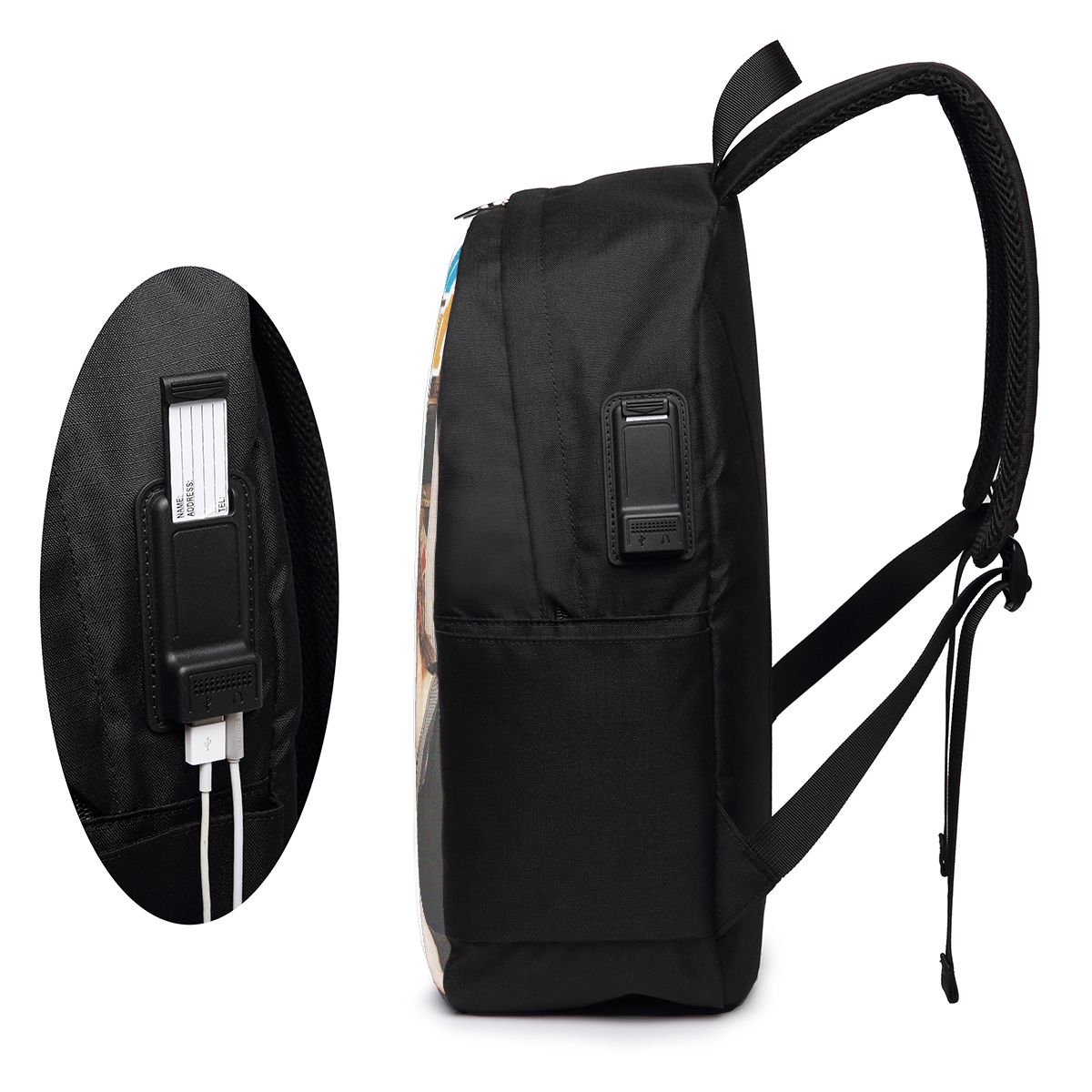 Fall Out Boy Backpack Travel N - Women Bags College ulasan dan harga